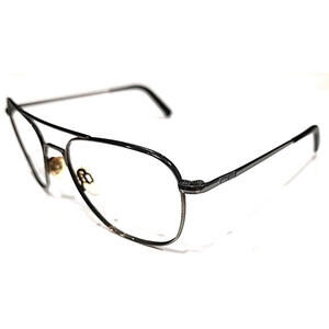 Randolph Archer No Lenses Dark Ruthenium Square Sunglasses Frame 58-20 140 USA